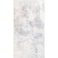 VINTAGE-TEPPICH 80/150 cm ONDEA JORG, waschbar Hellgrau, Pastellblau, Grauweiß rechteckig  - Pastellblau/Hellgrau, Basics, Kunststoff/Textil (80/150cm) - Lindorug