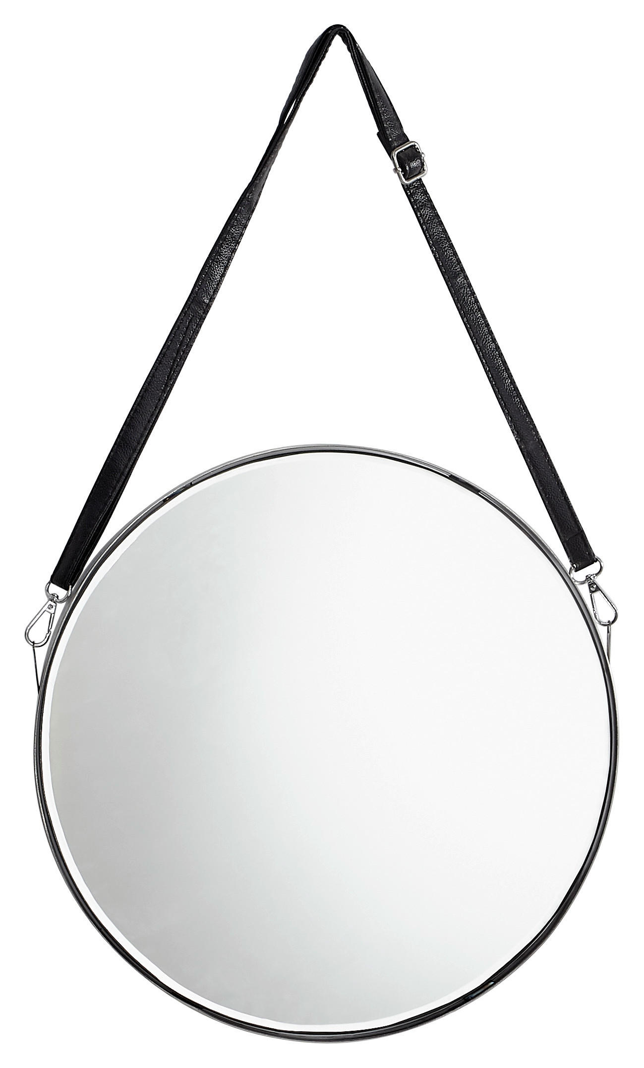 ZIDNO OGLEDALO  40/40/2,4 cm     - srebrna/crna, Dizajnerski, staklo/tekstil (40/40/2,4cm) - Ti'me