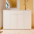 SCHUHSCHRANK  in 143,9/99,1/34,9 cm  - Sandfarben/Grau, MODERN, Holzwerkstoff/Kunststoff (143,9/99,1/34,9cm) - Carryhome