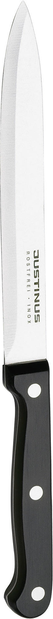 NŮŽ NA ŠUNKU - černá, Basics, kov/plast (25cm) - Justinus