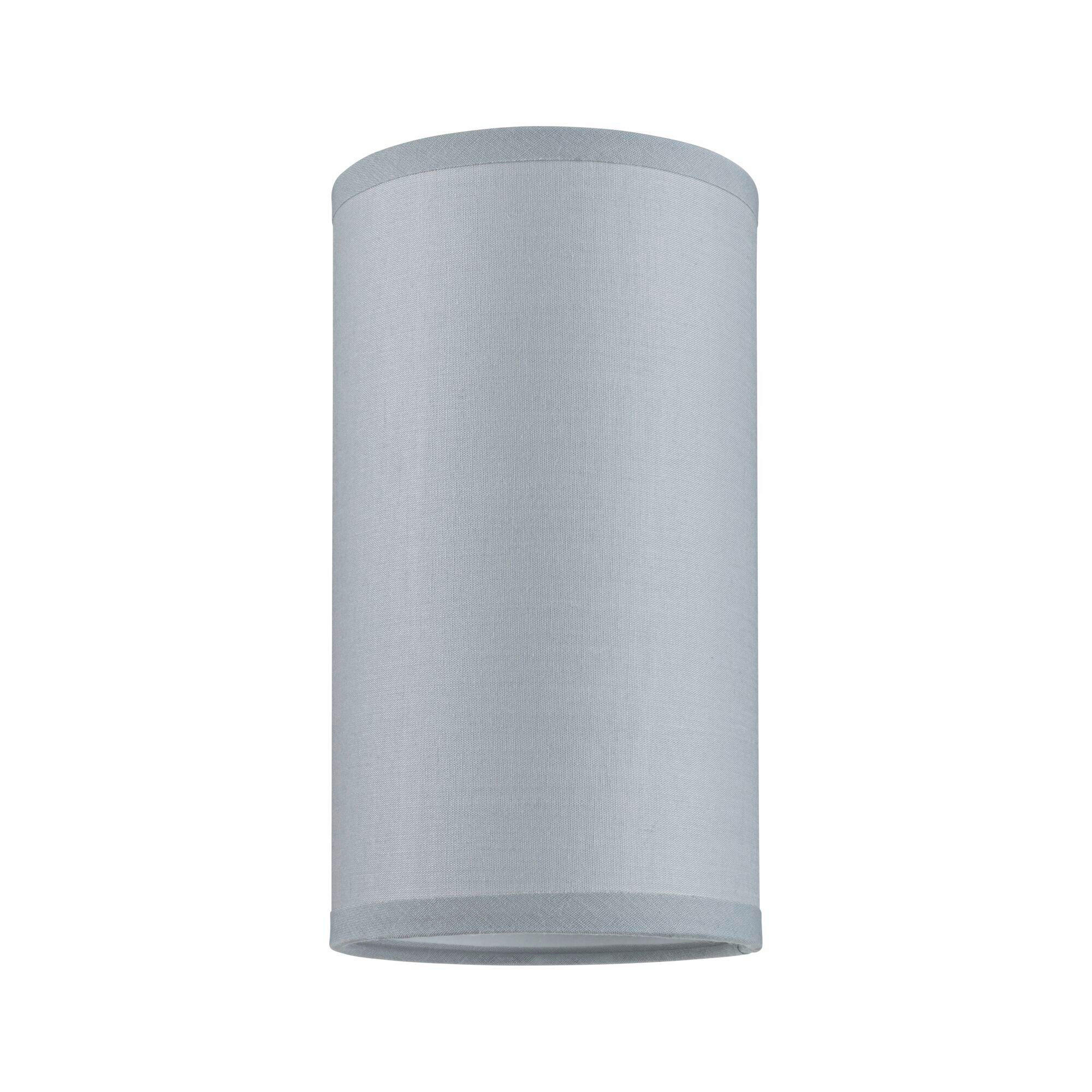 SCHIENENSYSTEM-LEUCHTENSCHIRM 10/18 cm   - Hellgrau, Basics, Textil (10/18cm) - Paulmann
