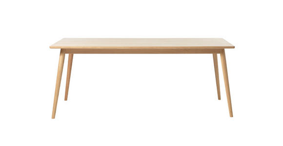 ESSTISCH Eiche furniert, massiv rechteckig Eichefarben - Eichefarben, Trend, Holz/Holzwerkstoff (190/90/75cm) - Carryhome