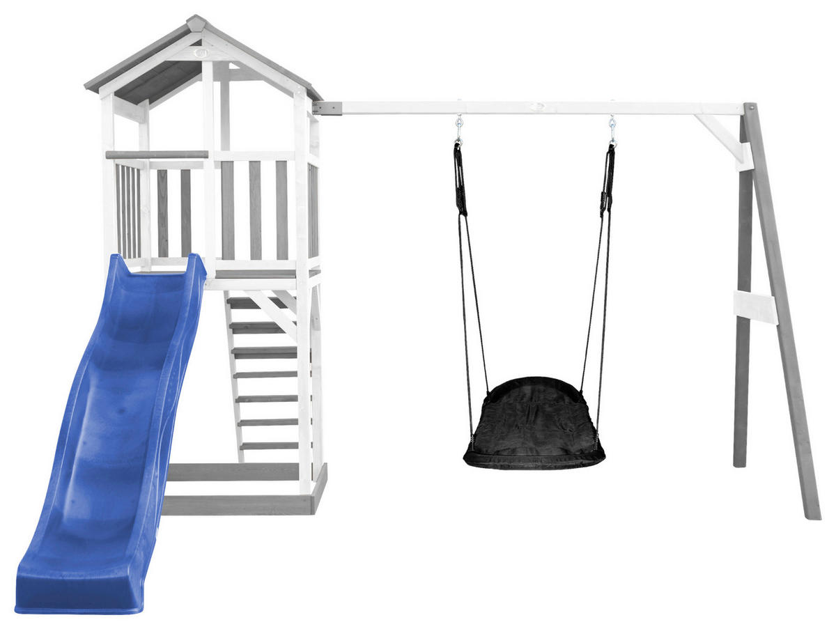 SPIELTURM 356,6/241,9/349 cm  - Blau/Multicolor, KONVENTIONELL, Holz/Kunststoff (356,6/241,9/349cm) - Ambia Garden