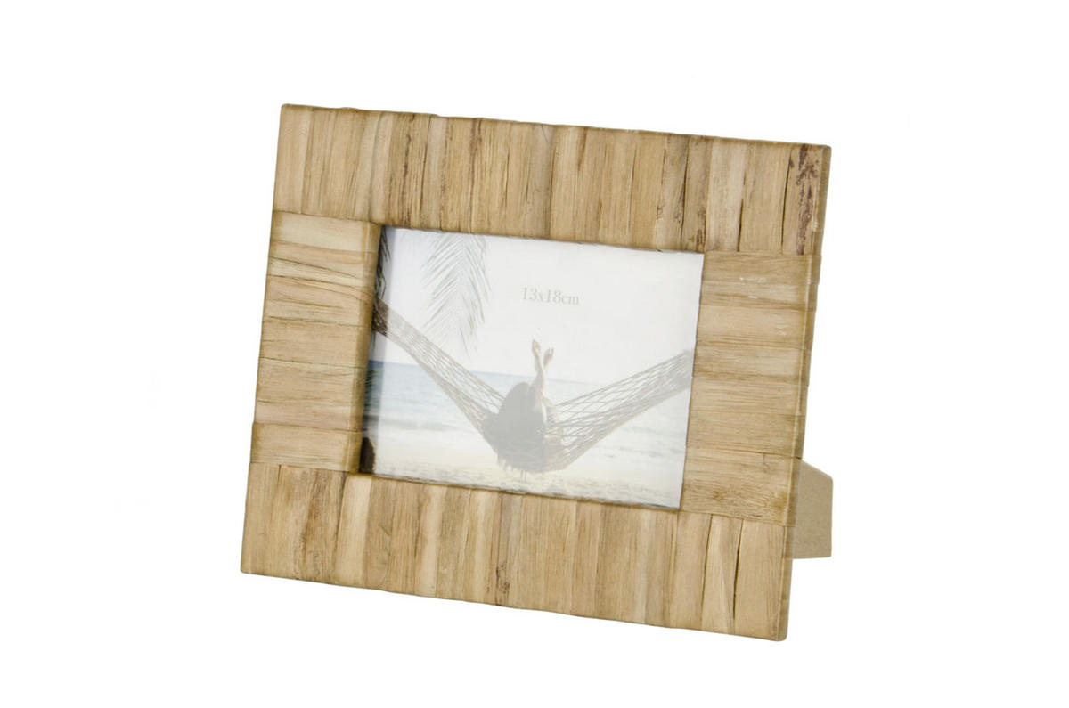 RÁM NA OBRAZY, 1 foto 18 cm x 13 cm - béžová, Basics, drevo/prírodné materiály (27/22/1,5cm)