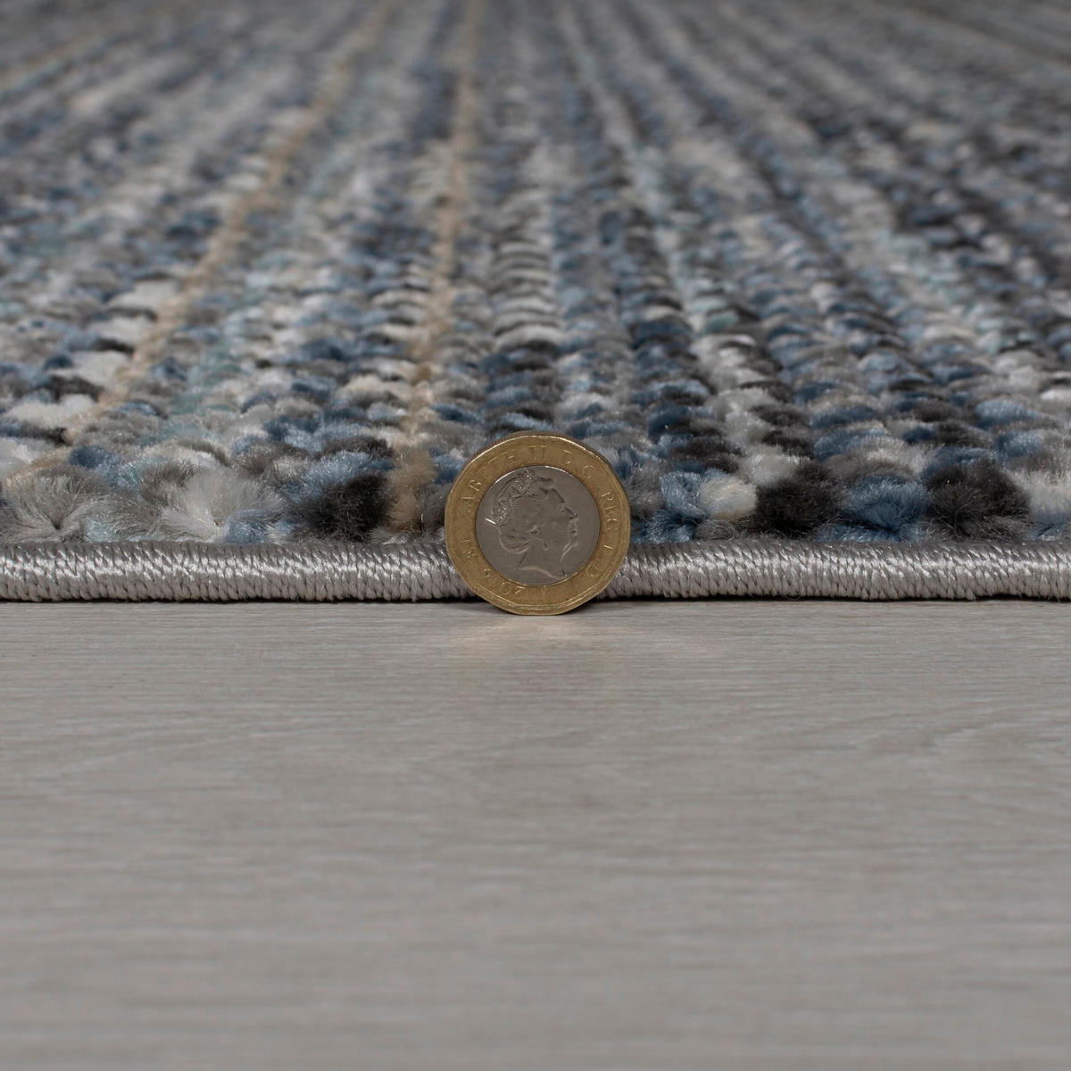FLACHWEBETEPPICH 200/300 cm Santiago Blau  - Blau, Basics, Textil (200/300cm) - Xora