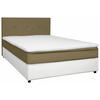 BOXBETT 120/200 cm  in Gelb, Weiß  - Gelb/Schwarz, KONVENTIONELL, Holz/Textil (120/200cm) - Boxxx