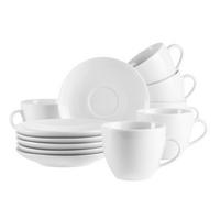 TASSENSET Barca 12-teilig  - Weiß, Basics, Keramik - Mäser