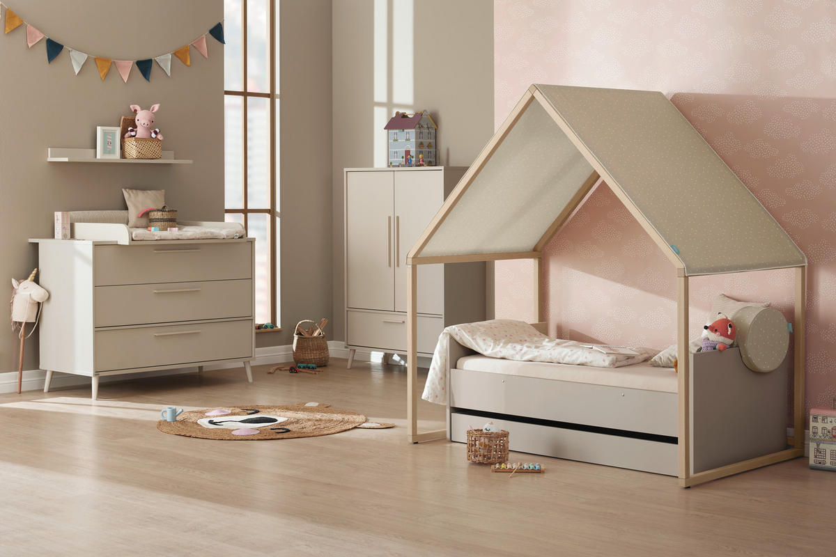 UMBAUSEITEN Little Snu  - Beige, Basics, Holzwerkstoff (163/20/5cm) - Paidi