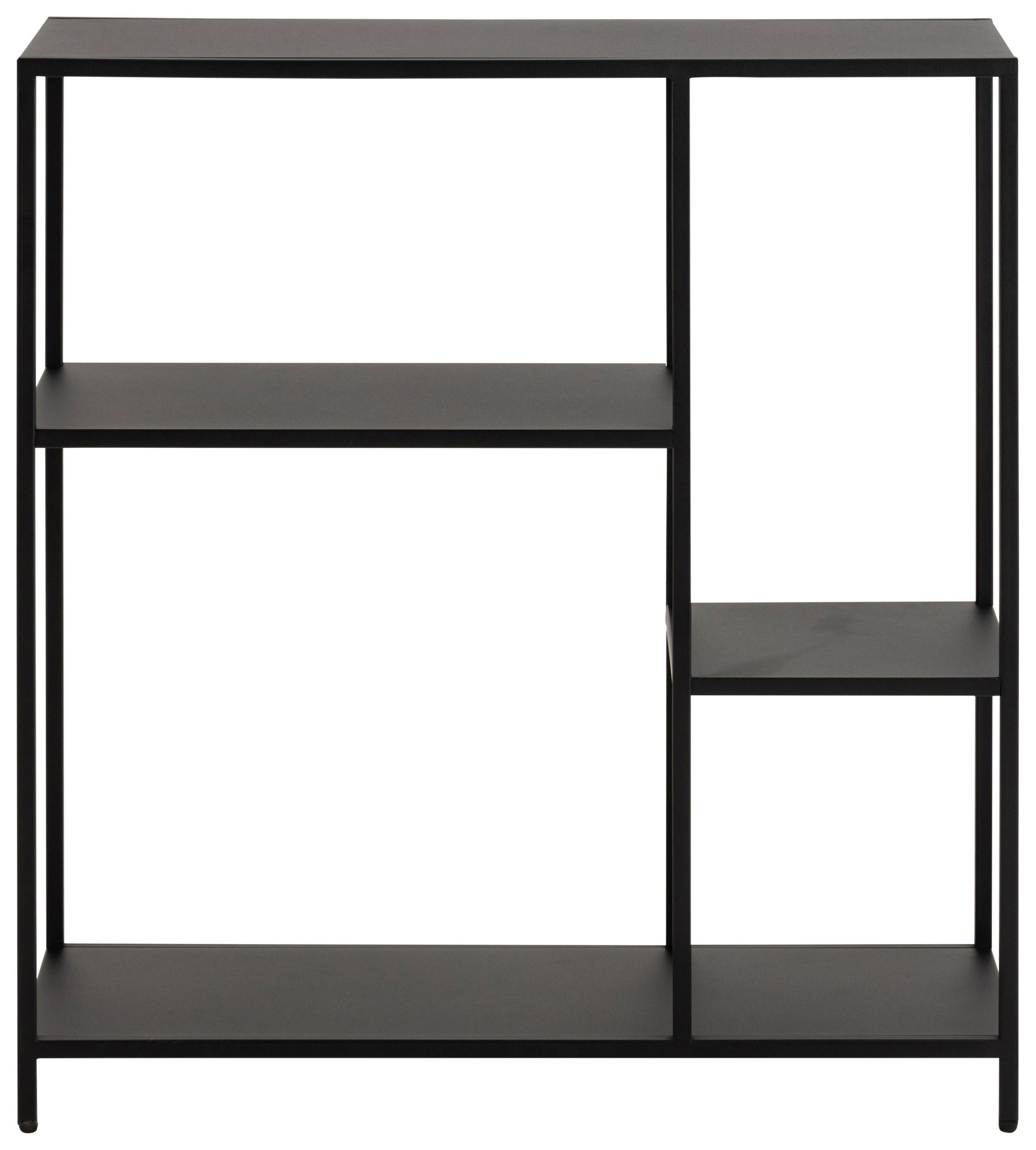 REGALELEMENT Schwarz  - Schwarz, KONVENTIONELL, Metall (79,5/86/30cm) - MID.YOU