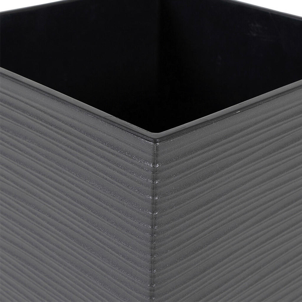 Thumbnail - Siena Garden Pflanzentopf, Anthrazit, Kunststoff, quadratisch, 40x41.5x40 cm, Plastikeinsatz, Dekoration, Blumen & Zubeh...