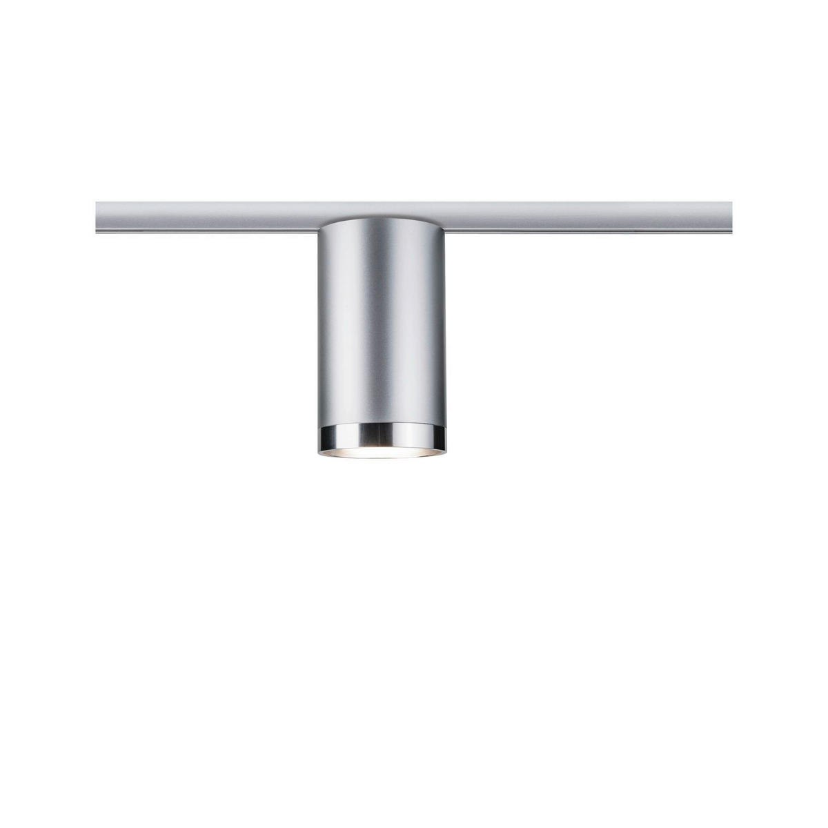 SCHIENENSYSTEM-STRAHLER URail 6,5/12,8 cm   - Chromfarben, Basics, Kunststoff/Metall (6,5/12,8cm) - Paulmann