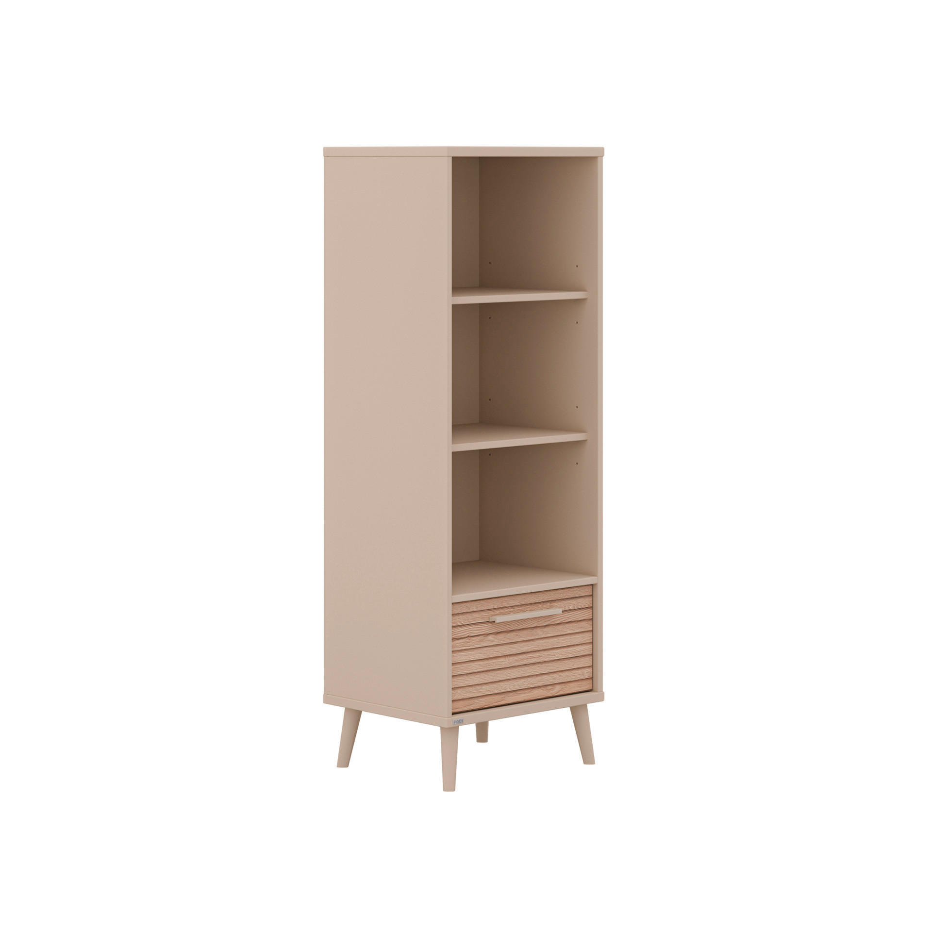 BABYREGAL Eefje Beige, Eichefarben  - Eichefarben/Beige, Basics, Holzwerkstoff (48,4/139,2/41,1cm) - Paidi