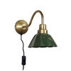 WANDLEUCHTE 17/25/34 cm   - Dunkelgrün, LIFESTYLE, Metall (17/25/34cm)