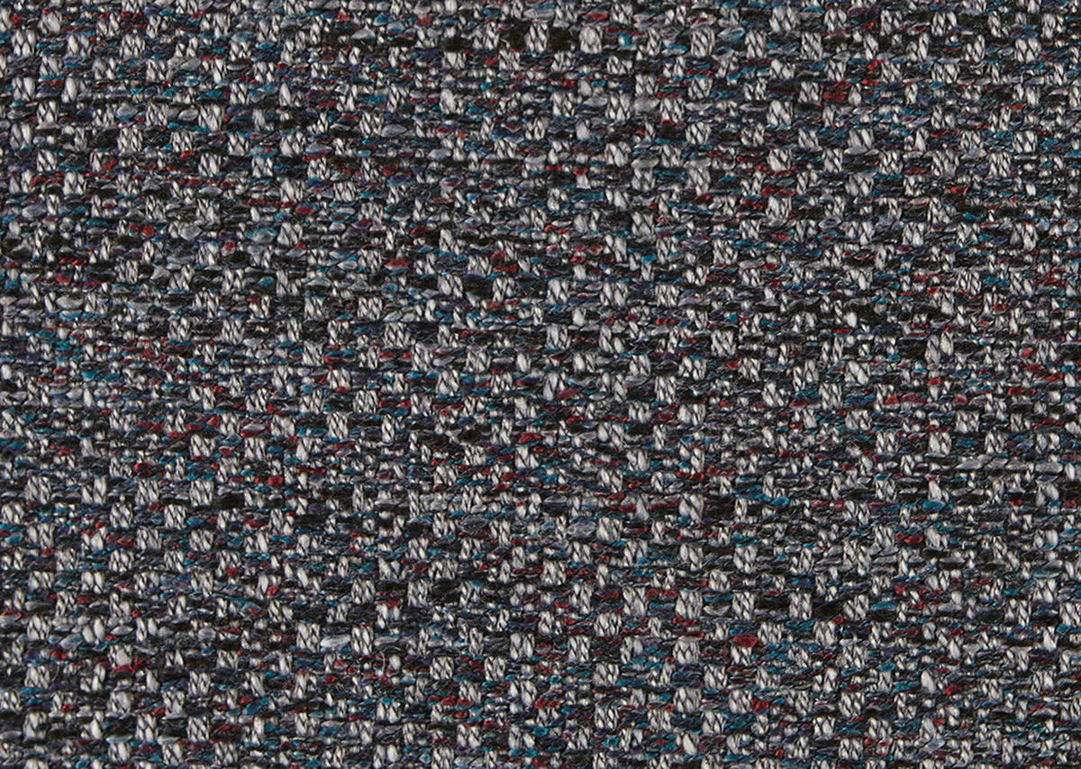ECKSOFA in Webstoff Dunkelgrau  - Dunkelgrau/Schwarz, Design, Textil/Metall (223/290cm) - Moderano