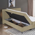 BOXBETT 160/200 cm  in Beige  - Beige/Schwarz, Design, Holz/Holzwerkstoff (160/200cm) - Xora