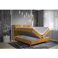 BOXBETT 180/200 cm  in Orange, Currygelb  - Chromfarben/Currygelb, MODERN, Holz/Holzwerkstoff (180/200cm) - Esposa