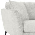 BIGSOFA Chenille Beige  - Beige/Schwarz, KONVENTIONELL, Textil/Metall (215/70/98cm) - Carryhome