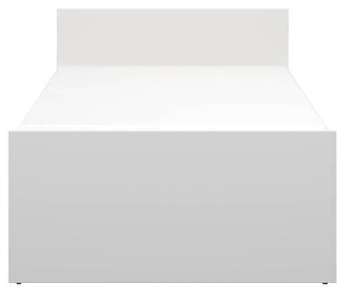 POSTELJA 90 cm   x 200 cm  , les, leseni material bela  - bela, Moderno, leseni material/les (90/200cm) - MID.YOU