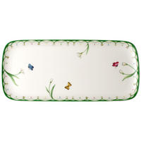 KROŽNIK ZA TORTO  Colourful Spring     35/16 cm        - zelena/bela, Basics, keramika (35/16cm) - Villeroy & Boch