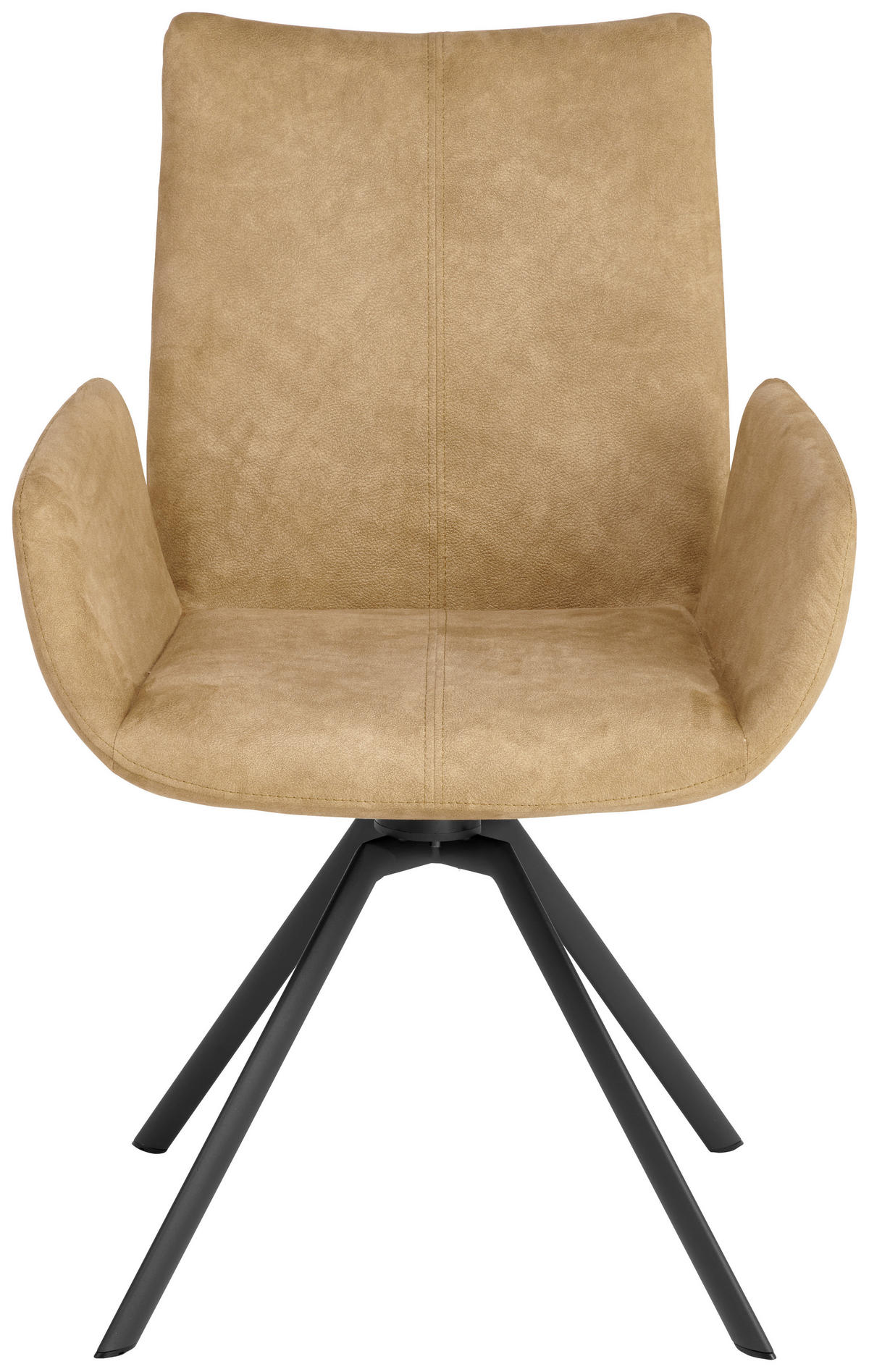 ARMLEHNSTUHL  Gestellauswahl Mikrofaser  Grün  - Anthrazit/Grün, Design, Textil/Metall (53/91/66cm) - Venjakob