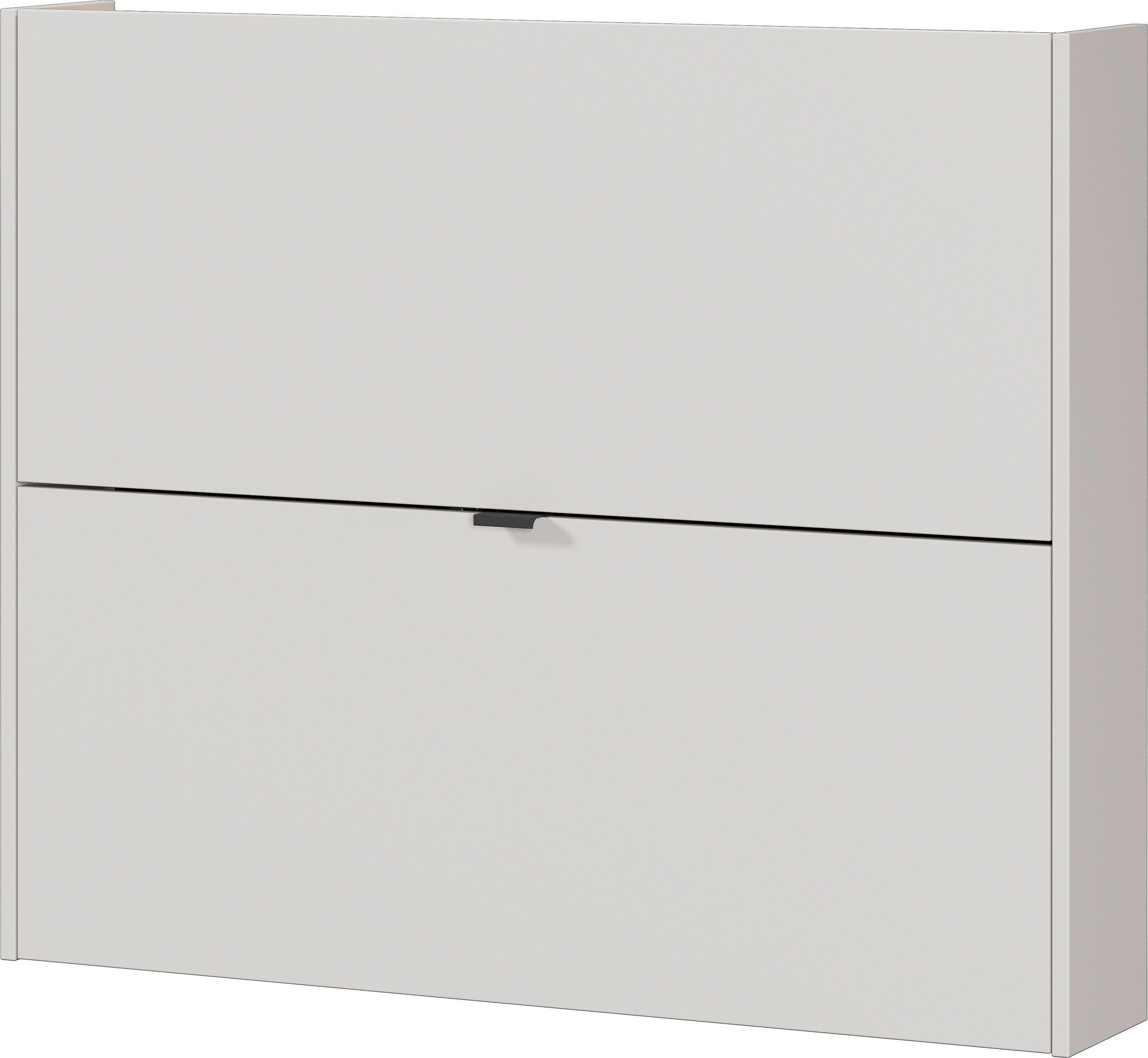 HÄNGESCHUHSCHRANK Eichefarben, Kaschmir  - Kaschmir/Eichefarben, Design, Holzwerkstoff/Metall (100/83/18cm)