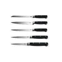 MESSERSET Messerset  - Silberfarben/Schwarz, Basics, Metall (50cm) - Wesco