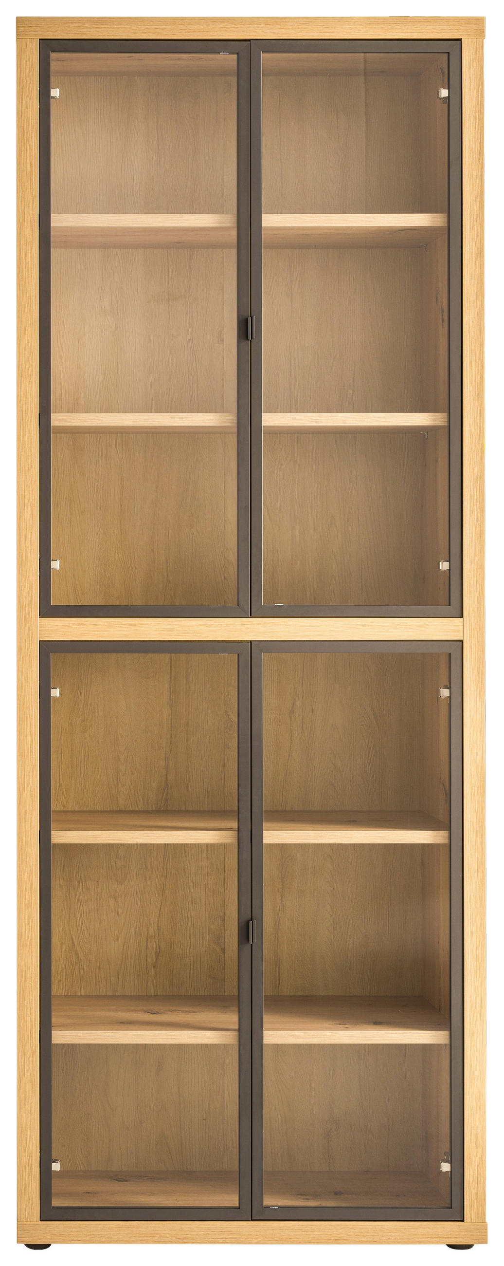 AJTÓ SZETT - antracit, Modern, Üveg/fém (73,7/101,2cm) - Carryhome