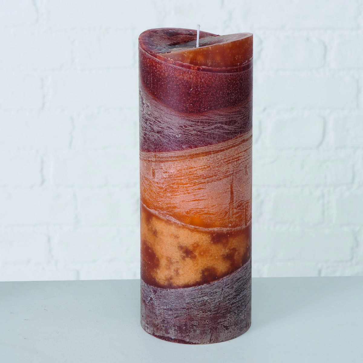 BLOCKLJUS 10/25 cm  - orange/röd, Basics, naturmaterial (10/25cm)