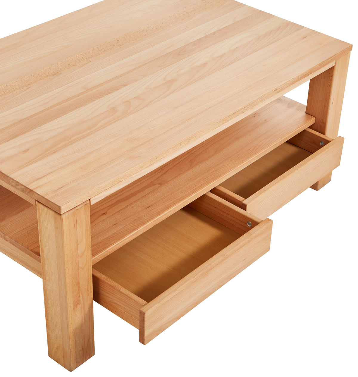 COUCHTISCH in Holz 110/70/47,5 cm  - Buchefarben, KONVENTIONELL, Holz (110/70/47,5cm) - Linea Natura