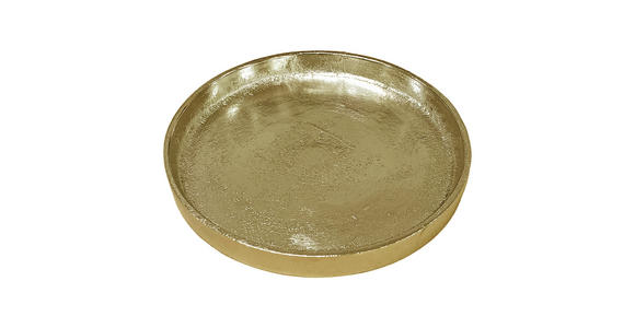KERZENTELLER - Goldfarben, Trend, Metall (20cm) - Ambia Home