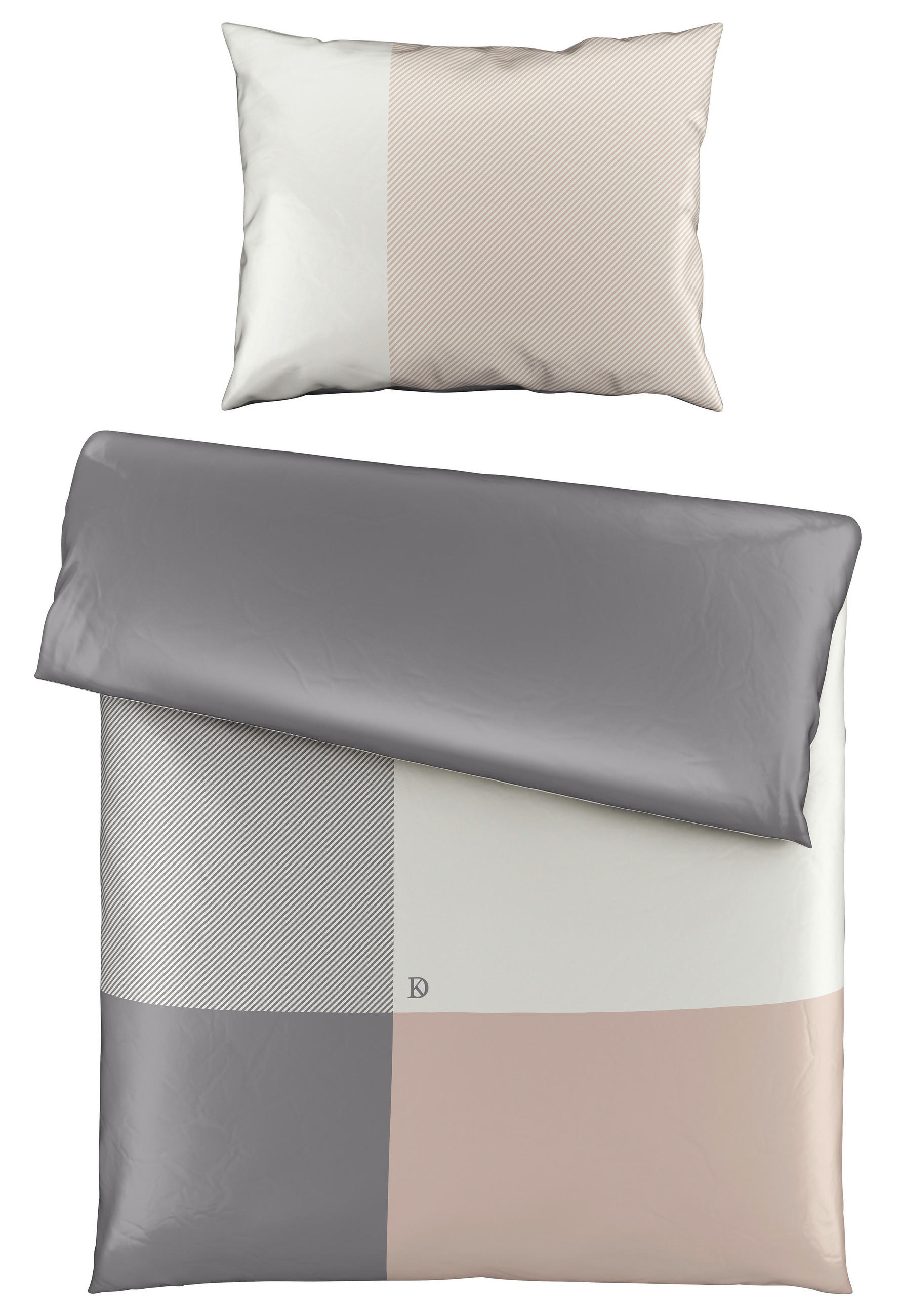 OBOUSTRANNÉ POVLEČENÍ, satén, vícebarevná, 140/200 cm - vícebarevná, Basics, textil (140/200cm) - Dieter Knoll