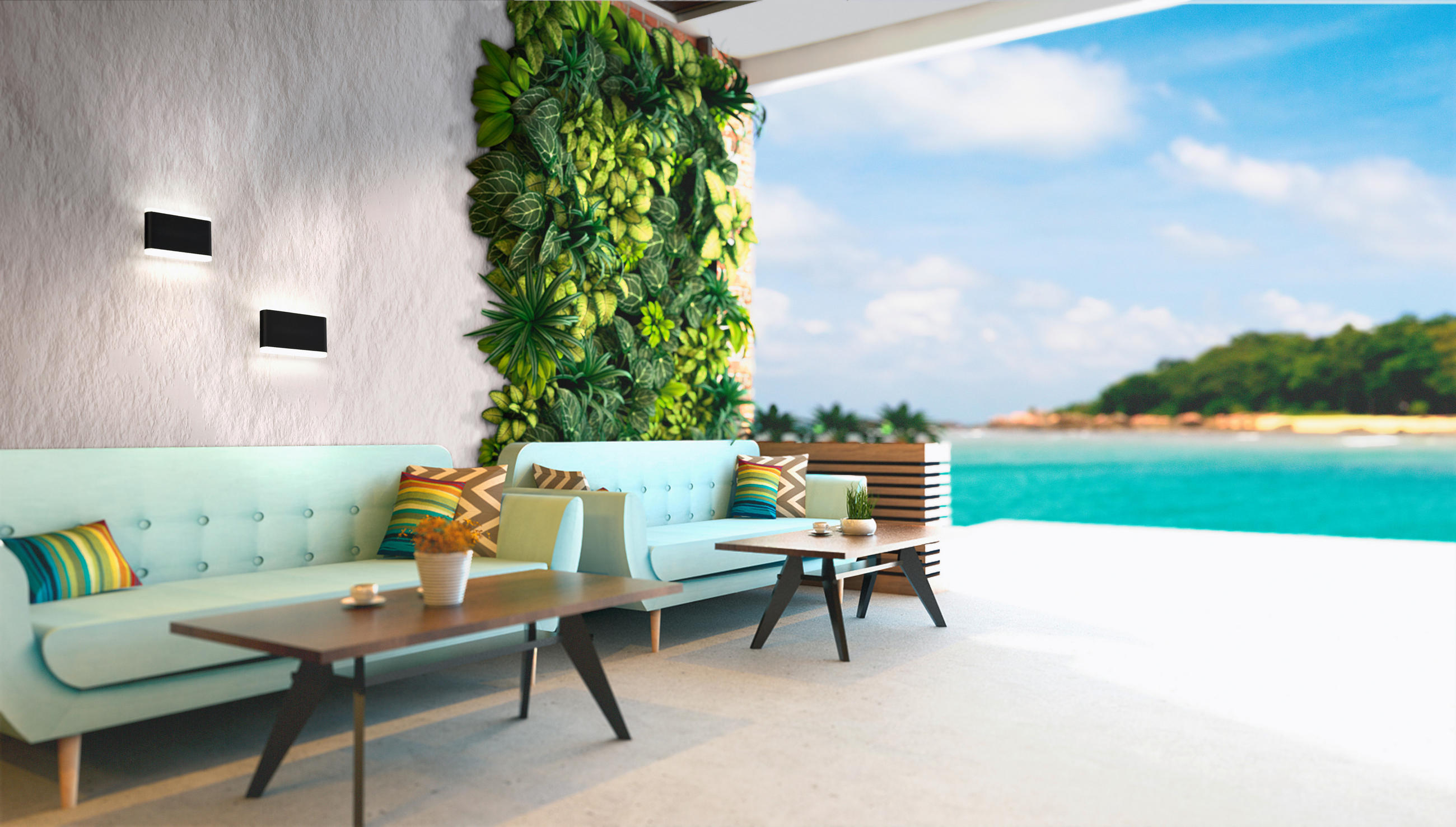 LED-AUSSENLEUCHTE - Schwarz, Modern, Kunststoff/Metall (10,5/17,5/5cm) - Fischer & Honsel