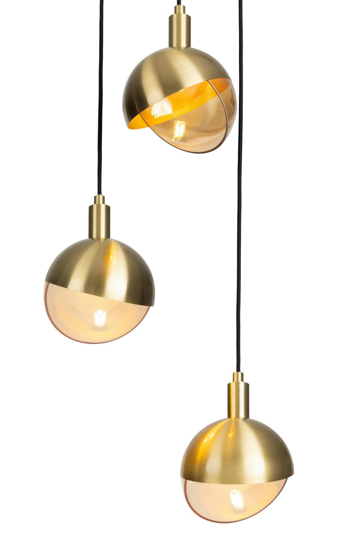 HÄNGELEUCHTE 35/150 cm  - Bernsteinfarben, Trend, Glas (35/150cm) - Collett's Monde