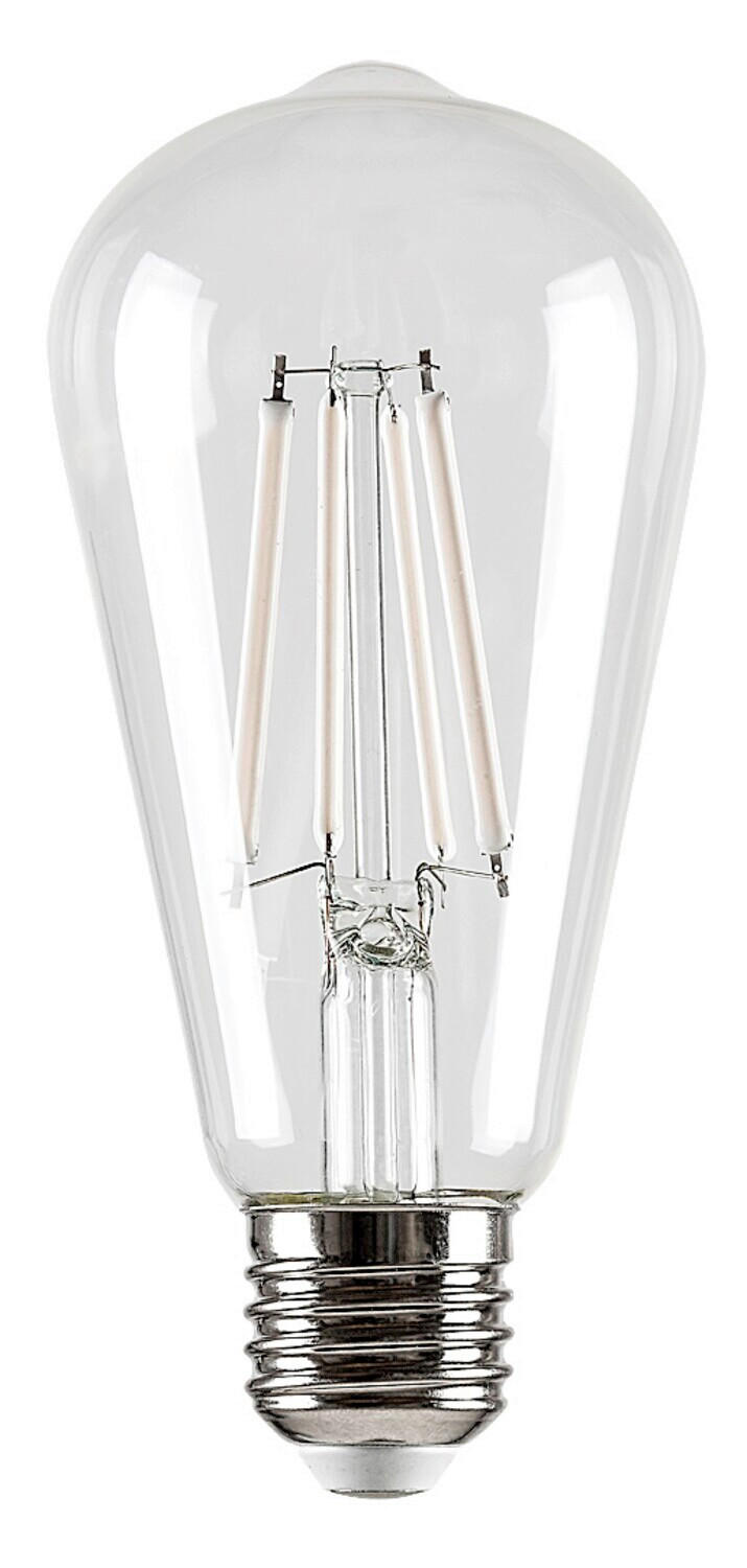 LED FILAMENT SIJALICA - providno, Osnovno, staklo (6.4/14,3cm)