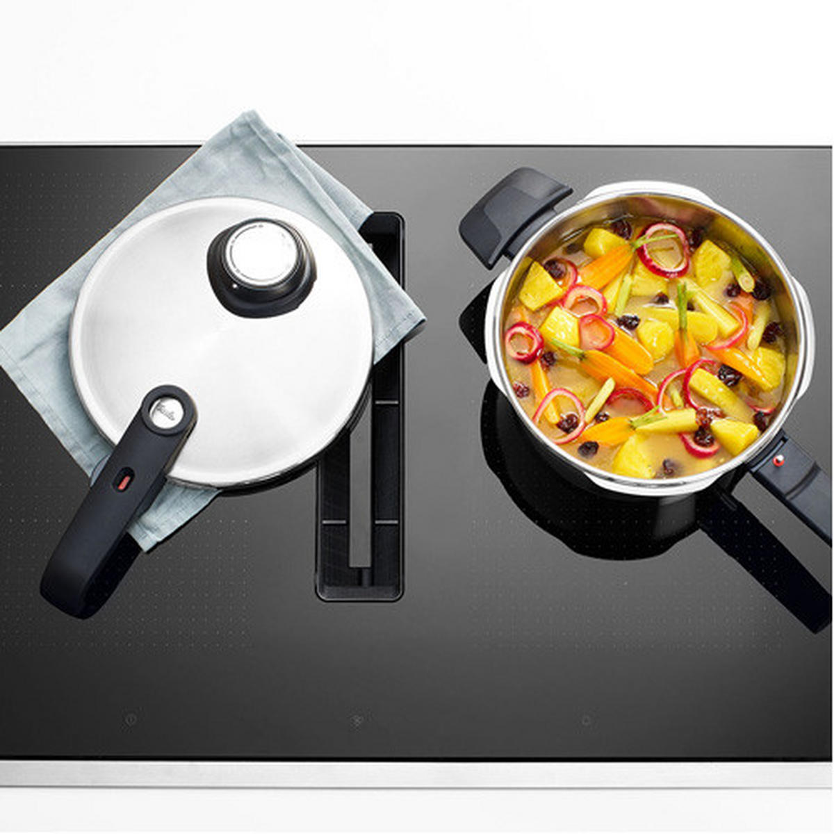 SCHNELLKOCHTOPF Vitavit Premium 2,5 L  - Edelstahlfarben, Basics, Metall (22cm) - Fissler