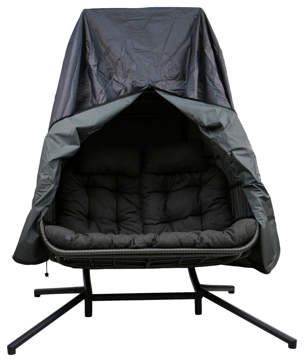 SCHUTZHÜLLE Anthrazit   - Anthrazit, KONVENTIONELL, Textil (132/140cm)