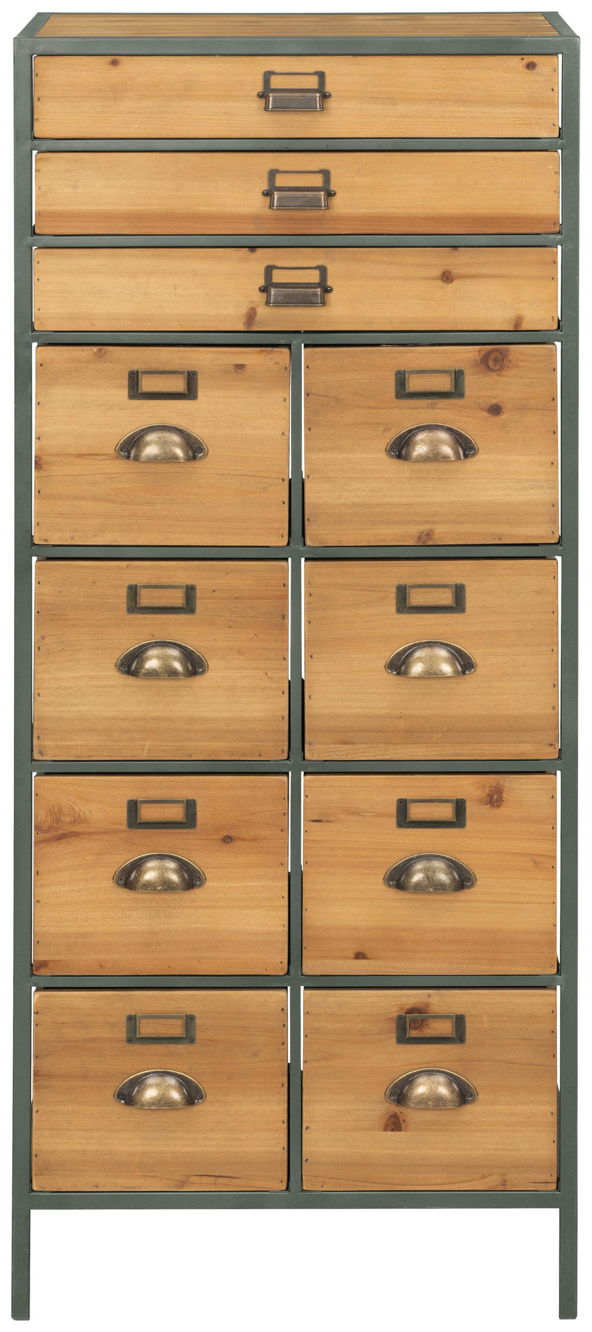 KOMMODE  in 50/120/38 cm  - Messingfarben/Schwarz, KONVENTIONELL, Holz/Metall (50/120/38cm) - Livetastic