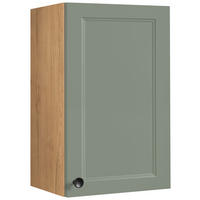 KÜCHENOBERSCHRANK 45/72/35 cm  in Grün, Eichefarben  - Eichefarben/Schwarz, MODERN, Holzwerkstoff/Metall (45/72/35cm) - Nobilia