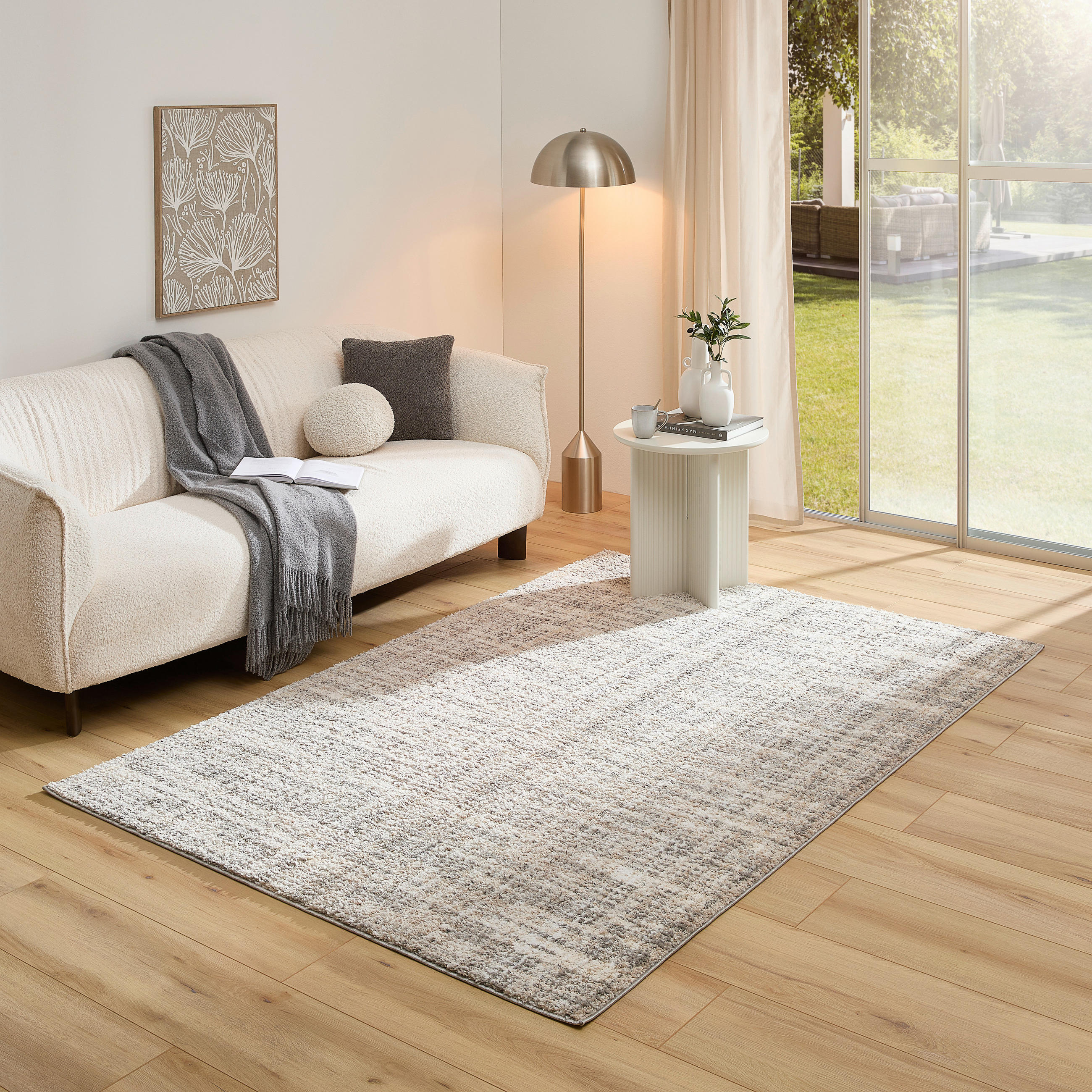 Thumbnail - Novel Läufer, Creme, Textil, Abstraktes, rechteckig, 80x250 cm, ISO 9001, Bsci, Oeko-Tex® Standard 100, Made in Turkey, ...