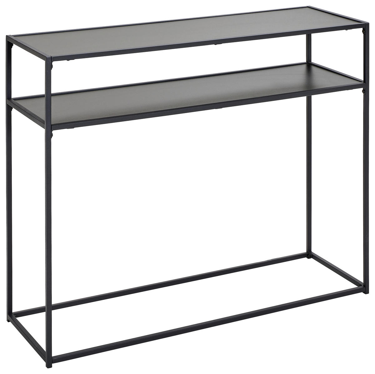 KONSOLENTISCH in Metall, Holzwerkstoff 100/32/79 cm   - Schwarz, Basics, Holzwerkstoff/Metall (100/32/79cm) - Boxxx