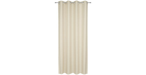 ÖSENVORHANG Verdunkelung - Beige, KONVENTIONELL, Textil (140/245cm) - Esposa