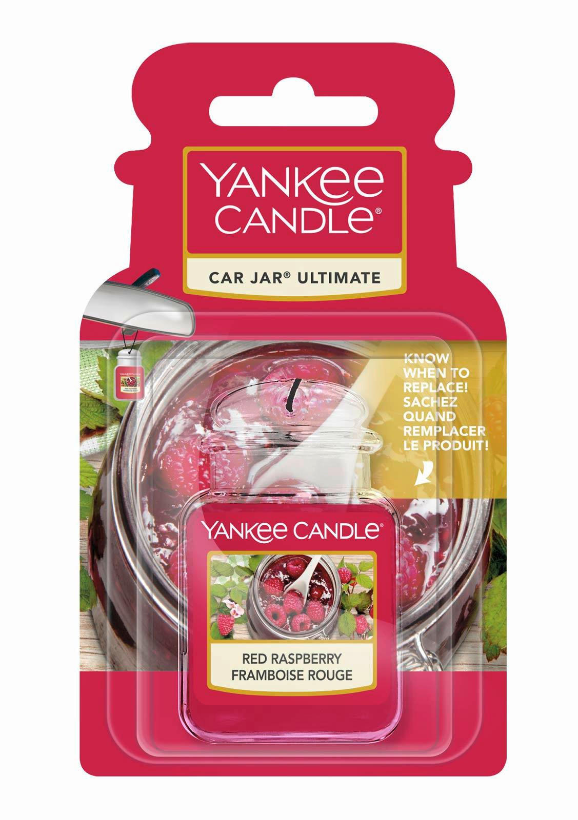 OSVEŽILEC ZRAKA ZA AVTO Red Raspberry  - pink, Basics (4/6/2,5cm) - Yankee Candle