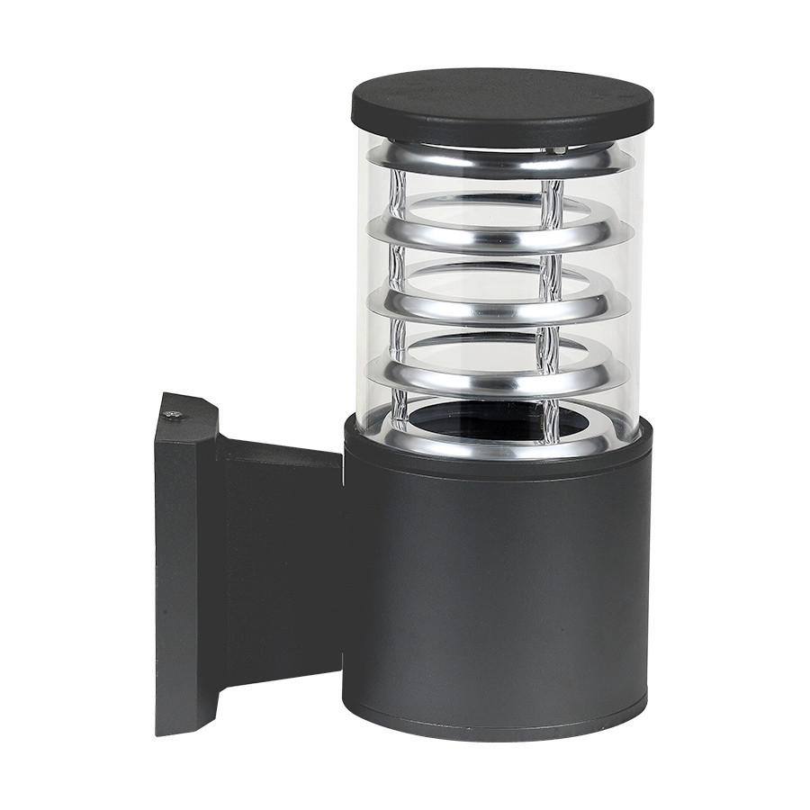 KÜLTÉRI FALILÁMPA - antracit, Basics, műanyag/fém (10.8/21/10.8cm)