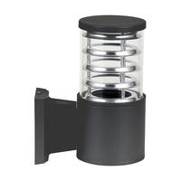 KÜLTÉRI FALILÁMPA - antracit, Basics, műanyag/fém (10.8/21/10.8cm)