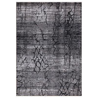 LÄUFER 80/300 cm 5354 Grau, Creme, Schwarz  - Creme/Schwarz, LIFESTYLE, Textil (80/300cm)