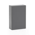 HÄNGESCHRANK 40/64/20 cm  - Graphitfarben/Grau, Natur, Holzwerkstoff (40/64/20cm) - Xora