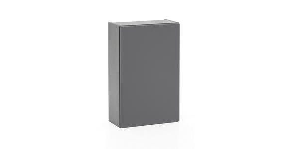 HÄNGESCHRANK 40/64/20 cm  - Graphitfarben/Grau, Natur, Holzwerkstoff (40/64/20cm) - Xora