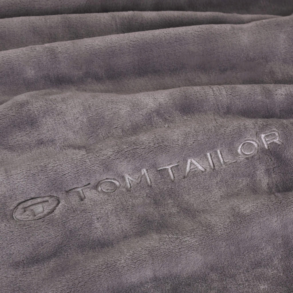 Thumbnail - Tom Tailor Decke, Grau, Textil, Uni, 150x200 cm, Wohntextilien, Decken, Kuscheldecken