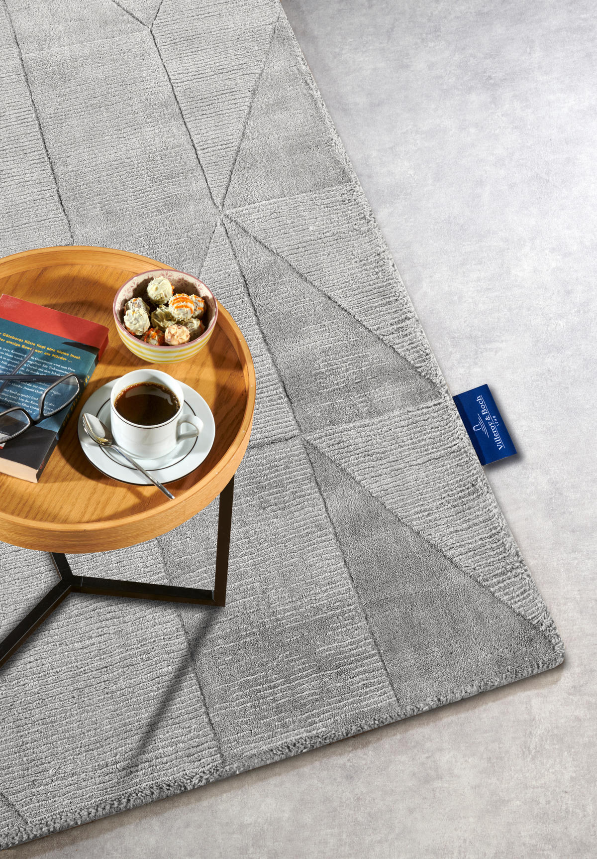 HANDWEBTEPPICH 120/170 cm Kollektion 1906 Grau  - Grau, Design, Textil (120/170cm) - Villeroy & Boch