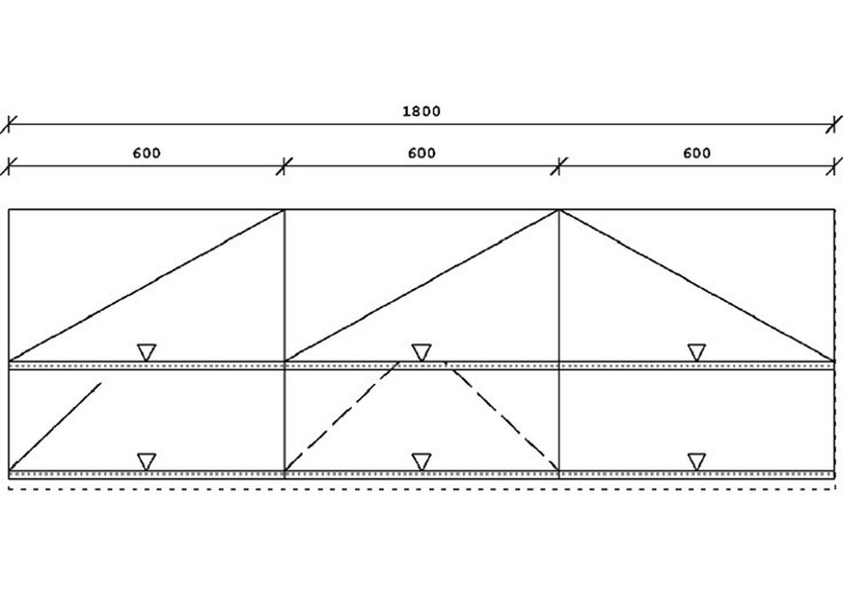 KÜCHENLEERBLOCK 180 cm   in Weiß, Eichefarben  - Eichefarben/Schwarz, Basics, Holzwerkstoff/Metall (180cm) - Impuls